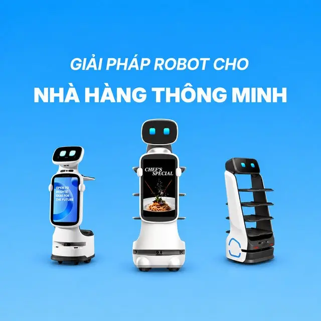 Giải pháp robot cho nhà hàng thông minh