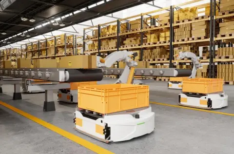 Robot tự hành AMR và xu hướng tự động hóa thông minh trong doanh nghiệp
